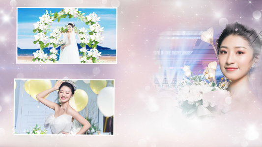 梦幻浪漫婚礼展示模板视频