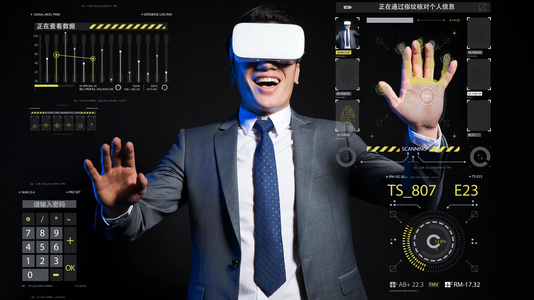简洁炫酷VR智能虚拟科技展示ＡＥ模板[最炫酷]视频