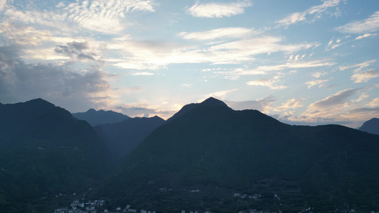 祖国大海河山自然风光航拍视频