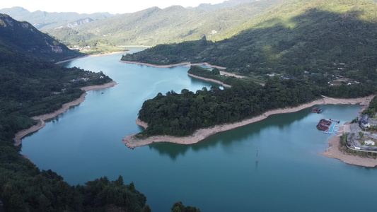 张家界茅岩河航拍视频