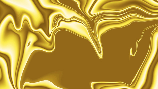 4K金色液体流体背景视频视频