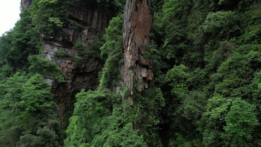 张家界武陵源宝峰湖拍摄视频