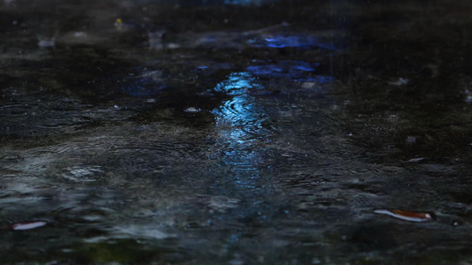 下雨落地暴雨天气[不下雨]视频