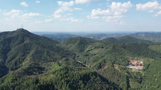 祖国壮丽山川森林植物航拍 视频