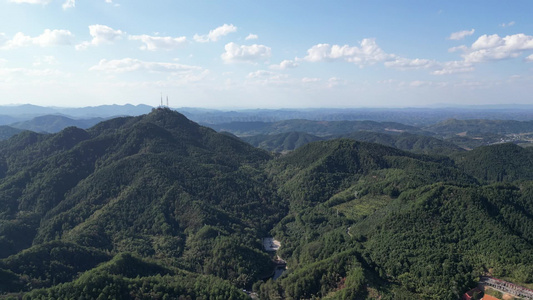 祖国壮丽山川森林植物航拍 视频