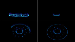 蓝色燃烧火焰54秒视频