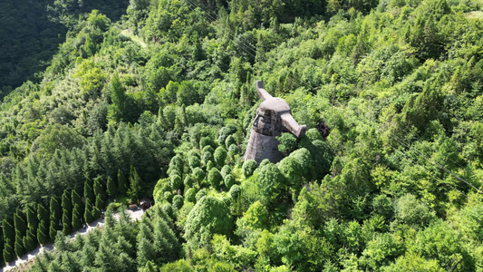 航拍湖北神农架5A景区视频