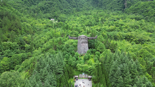 航拍湖北神农架5A景区视频