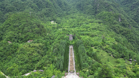 航拍湖北神农架5A景区视频