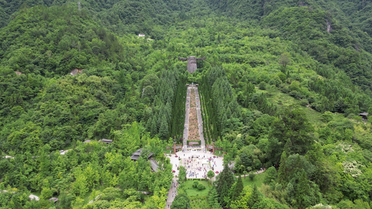 航拍湖北神农架5A景区视频