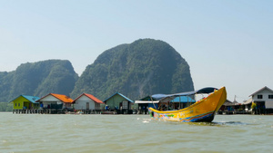 南泰兰邦蓬加省穆斯利姆渔业村9秒视频