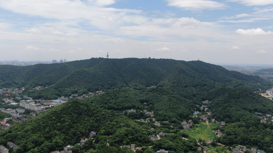 航拍湖南长沙岳麓山5A景区[旅游点]视频