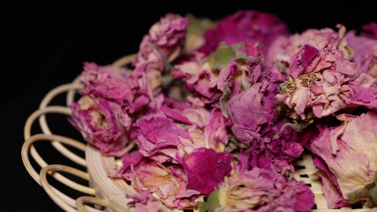 花茶代茶饮玫瑰花冠保养视频