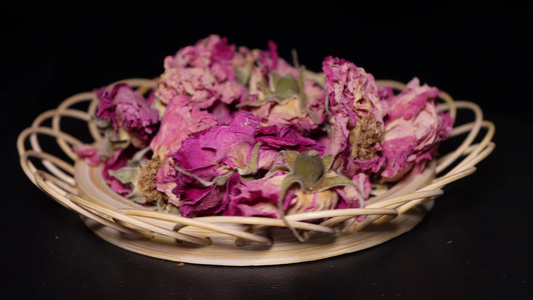 花茶代茶饮玫瑰花冠保养视频