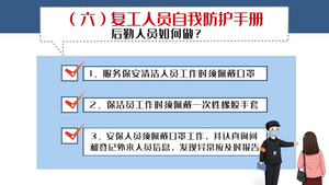 简洁复工人员防护文字建议42秒视频