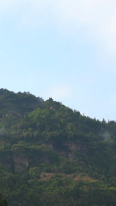 休宁齐云山清晨云雾缭绕延时合集风景名胜视频