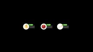 水果营养成分提示字幕5秒视频