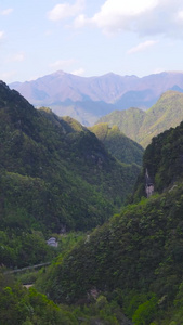 5A风景区神农架原始森林航拍延时合集视频