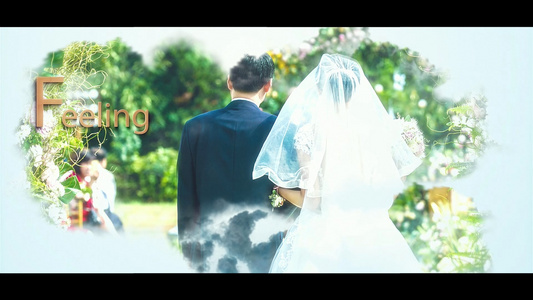 浪漫梦幻婚礼相册AE模板视频