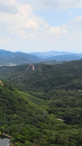 5A级风景区千山龙泉寺喷泉喊泉大自然视频