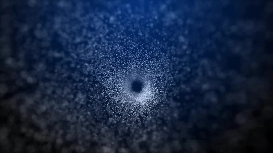 超大气粒子旋涡穿梭背景视频