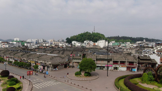 航拍福建泰宁古城历史文化建筑视频