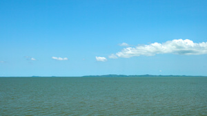 泰国帕他仑宋卡湖湖心岛淡水湖延时4K20秒视频