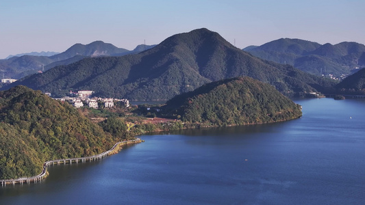 杭州临安青山湖风景区视频