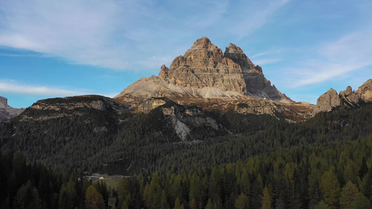 国家公园意大利多洛米蒂山脉视频