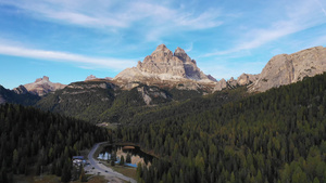 国家公园意大利多洛米蒂山脉32秒视频