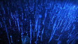 唯美蓝色粒子生长背景元素8秒视频