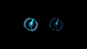 科技圆圈追踪旋转动画10秒视频
