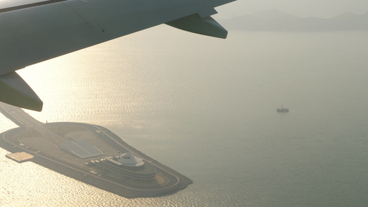 香港马高桥的空中视图视频