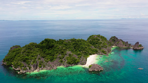 热带岛屿有白色沙滩喀拉莫群岛18秒视频