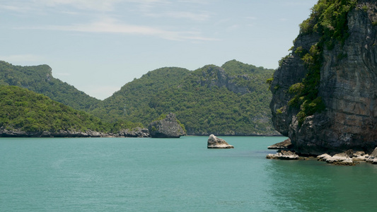 位于苏梅岛旅游天堂热带度假胜地附近的安通国家海洋公园视频