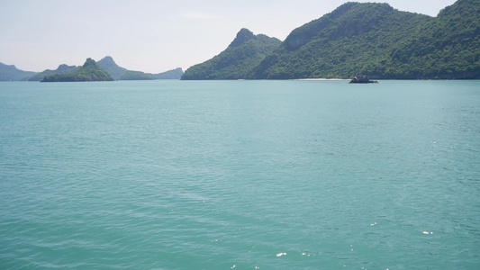 位于苏梅岛旅游天堂热带度假胜地附近的安通国家海洋公园视频