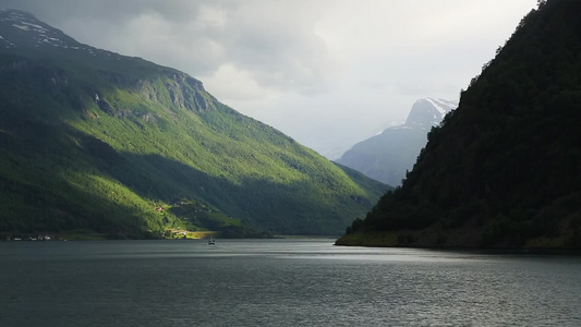 北湾自然和旅行背景视频