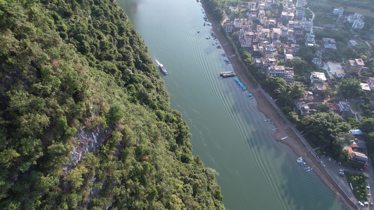 兴坪段漓江风景区4K航拍视频