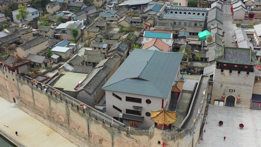 山西晋城市郭峪古城视频