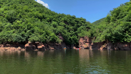 5A景区洛阳龙潭大峡谷景点龙山天池峡谷视频合集视频