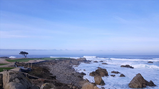 美国西海岸海边风光视频