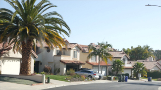 郊区房地产位于美国加利福尼亚州圣地亚哥县住宅区的房产视频