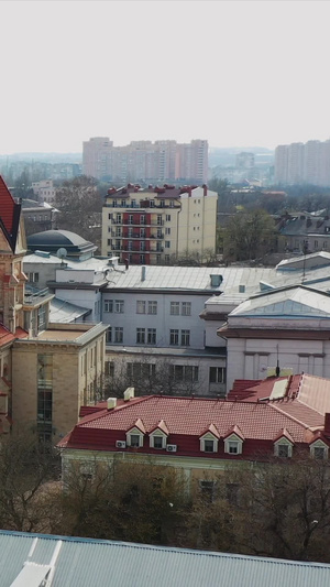 乌克兰敖德萨美国教堂乌克兰航拍11秒视频
