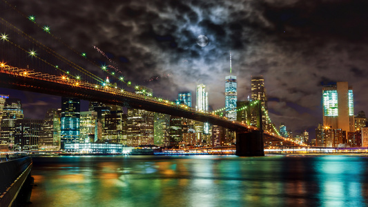 Brooklyn桥4JulyJuly独立日第4次纽约市视频