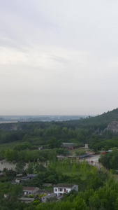 河南永城5A风景区芒砀山景区大汉雄风航拍视频