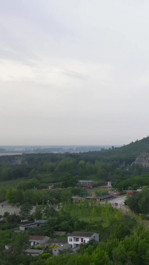 河南永城5A风景区芒砀山景区大汉雄风航拍139秒视频