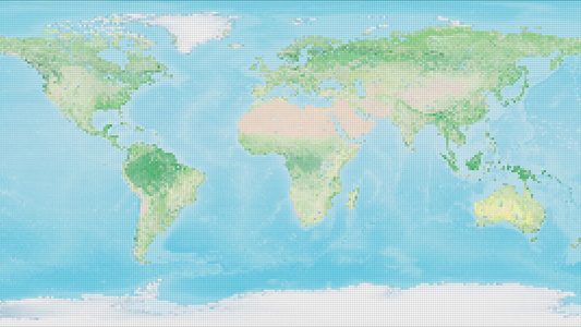 数字全球世界地图艺术小球TallSmallBall视频