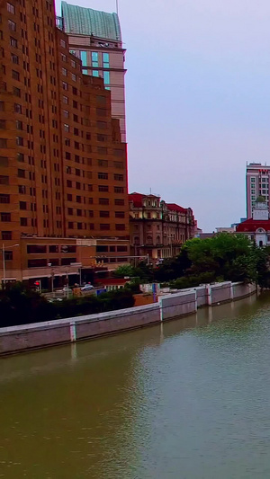 上海外白渡桥外滩源航拍上海宣传片3秒视频