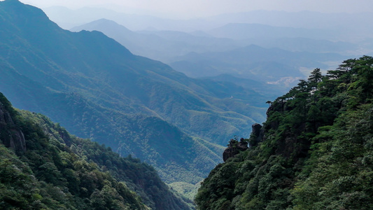 江西武功山国家级风景名胜区自然风光视频