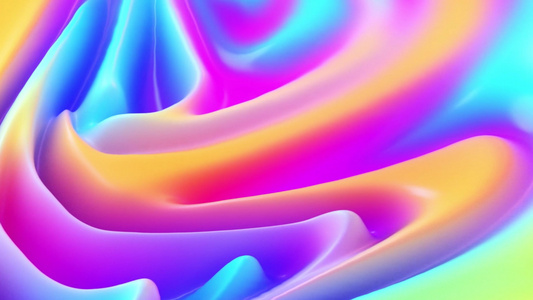 4K炫彩艺术抽象流体液体背景视频视频